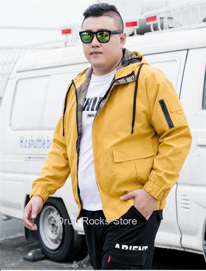 Men's Fashion Parka Bomber Jacket – Oversized Winter Coat for Men