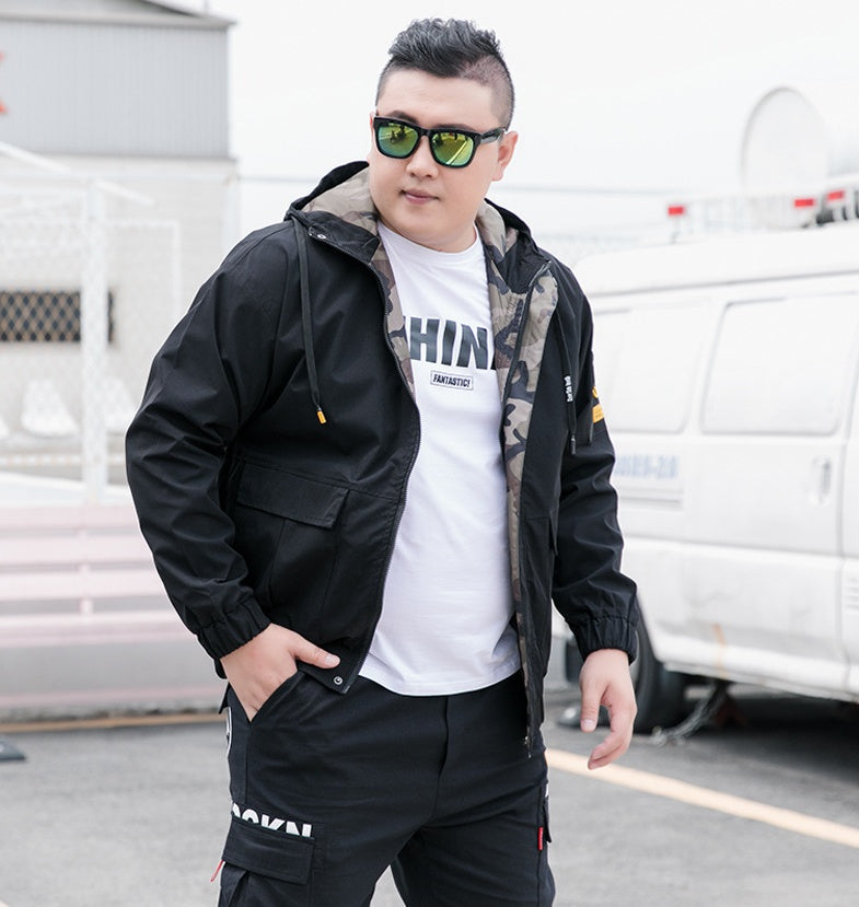 Men's Fashion Parka Bomber Jacket – Oversized Winter Coat for Men