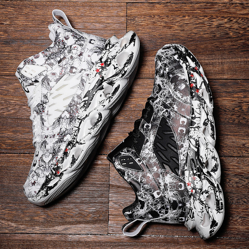 Woman Trendy Shoes – Camouflage Sports Leisure Blade Sneakers Lace Up
