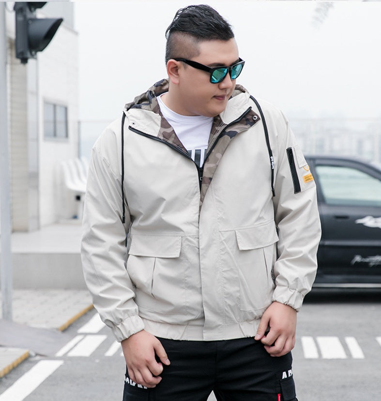 Men's Fashion Parka Bomber Jacket – Oversized Winter Coat for Men