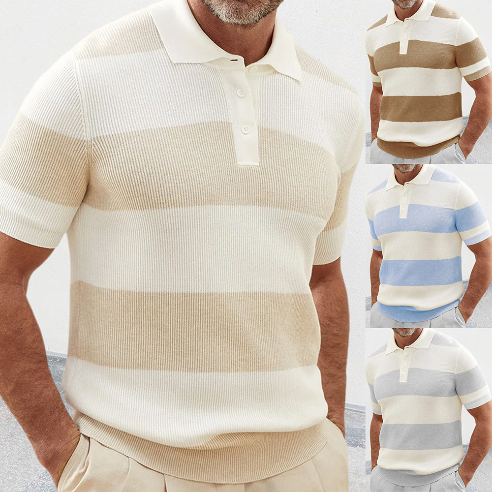 Men's Summer Outfits Streetwear – Lapel Short Sleeve Shirt for Men