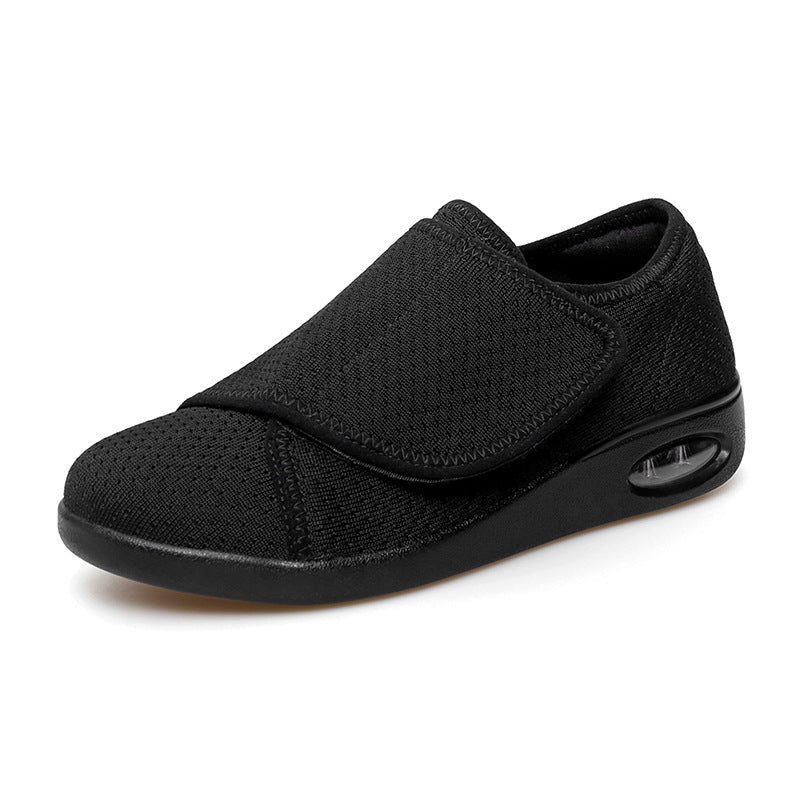 Breathable Mesh Anti-slip Wear-resistant Velcro Sneakers For Middle-aged And Elderly Sports Leisure