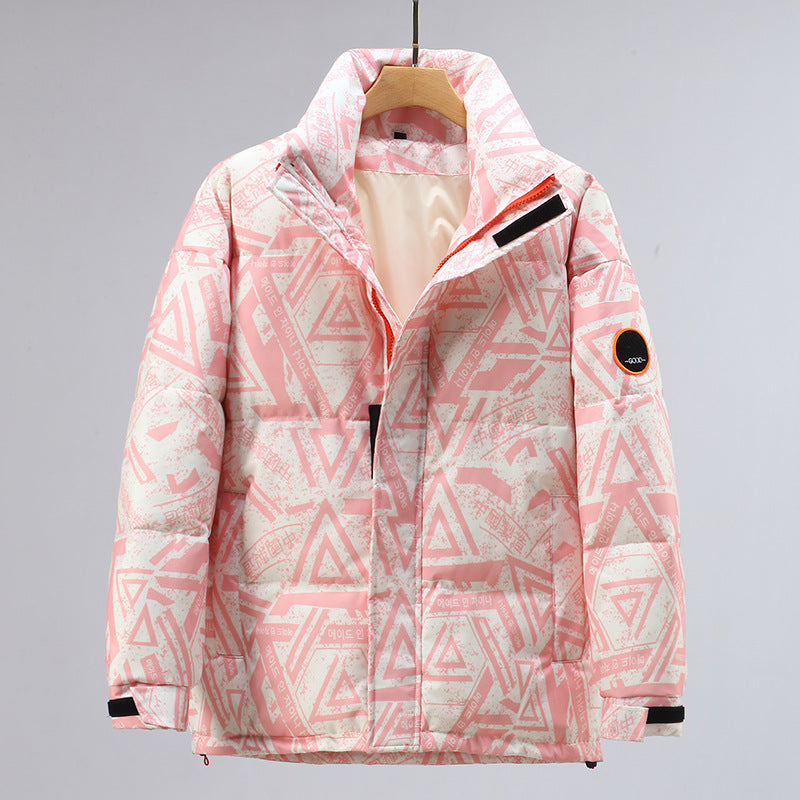 Men's Casual Thickened Down Jacket – White Duck Down Winter Coat