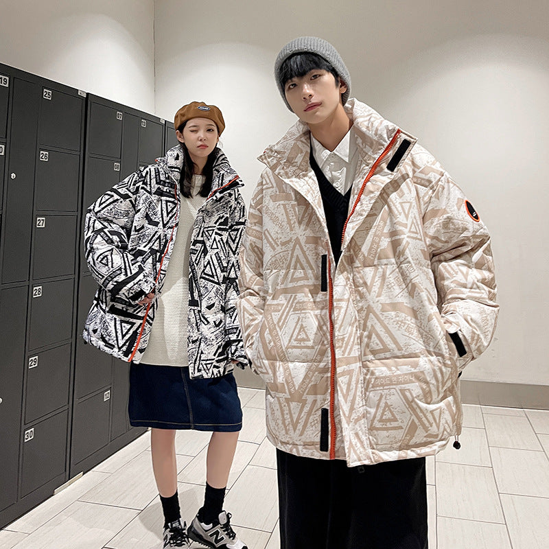 Men's Casual Thickened Down Jacket – White Duck Down Winter Coat