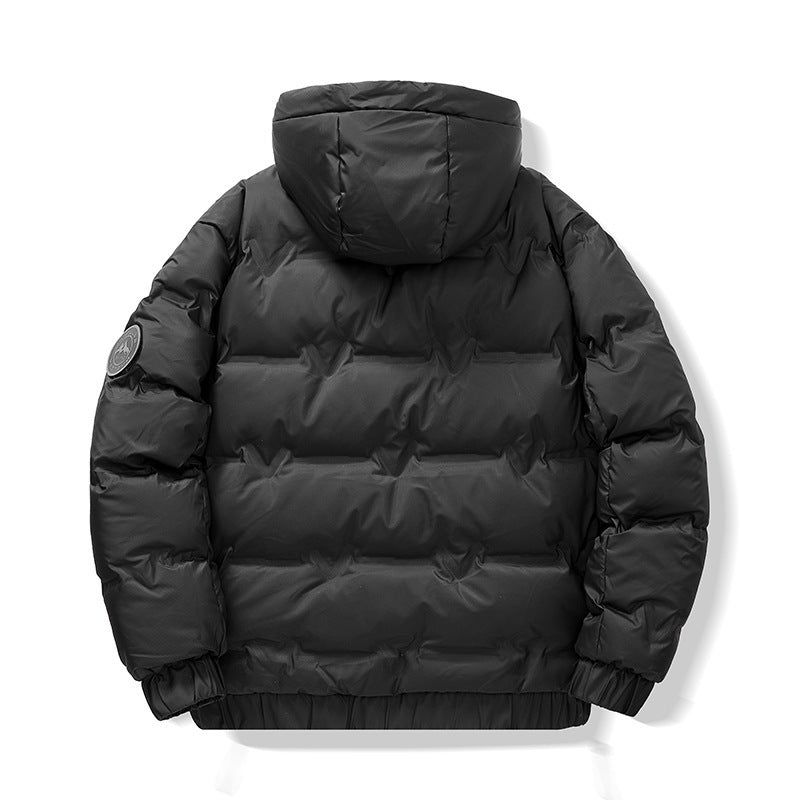 Men's Waterproof Jacket – Short Padded Winter Coat for Cold Weather