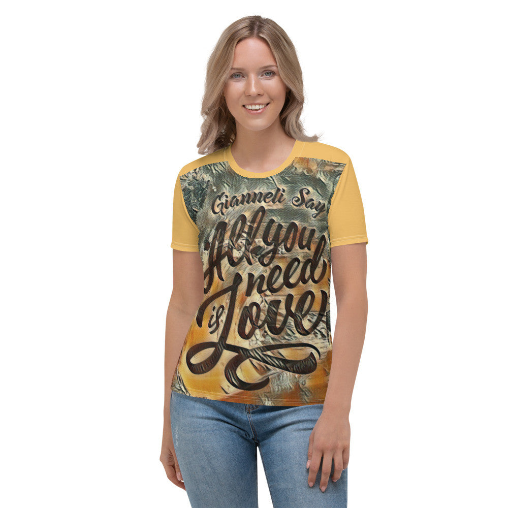 LOVE Women's Designer T-Shirt by Gianneli