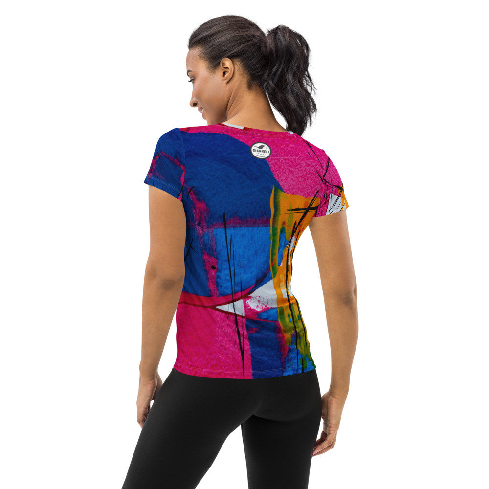 ONLY LOVE Women's Athletic T-shirt by Gianneli