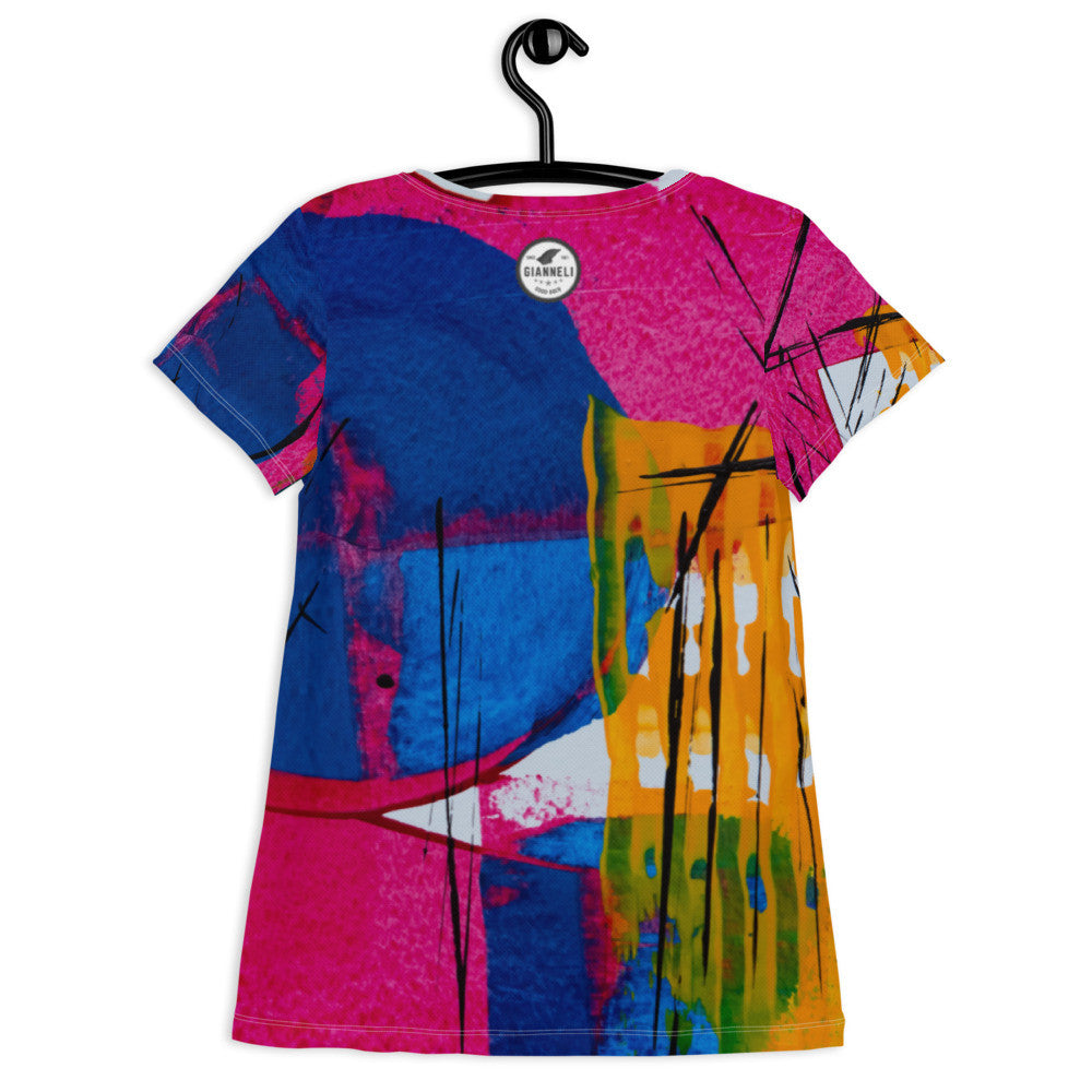 ONLY LOVE Women's Athletic T-shirt by Gianneli