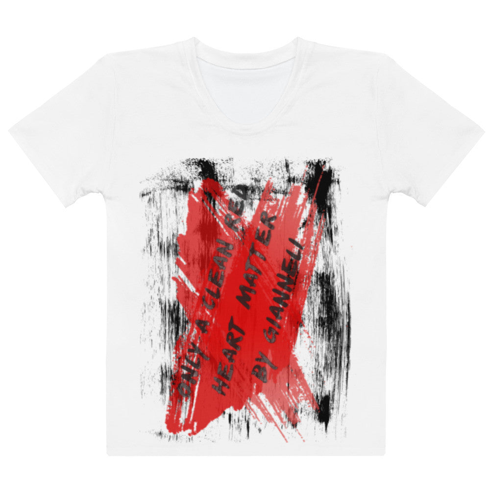 CLEAN HEART Women's T-shirt by Gianneli