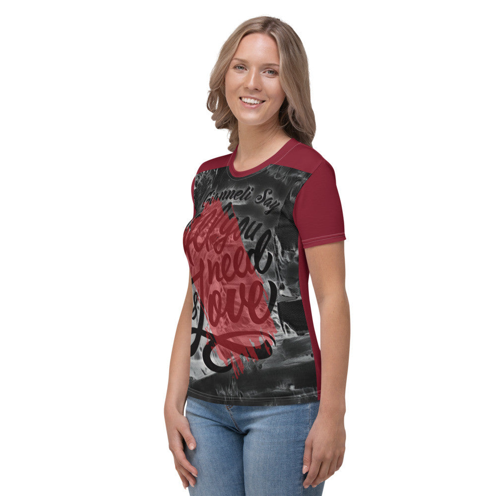 LOVE Women's T-shirt by Gianneli