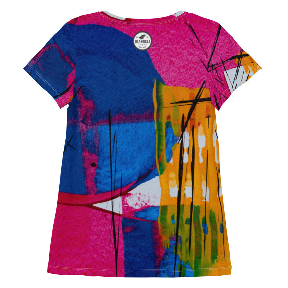 ONLY LOVE Women's Athletic T-shirt by Gianneli